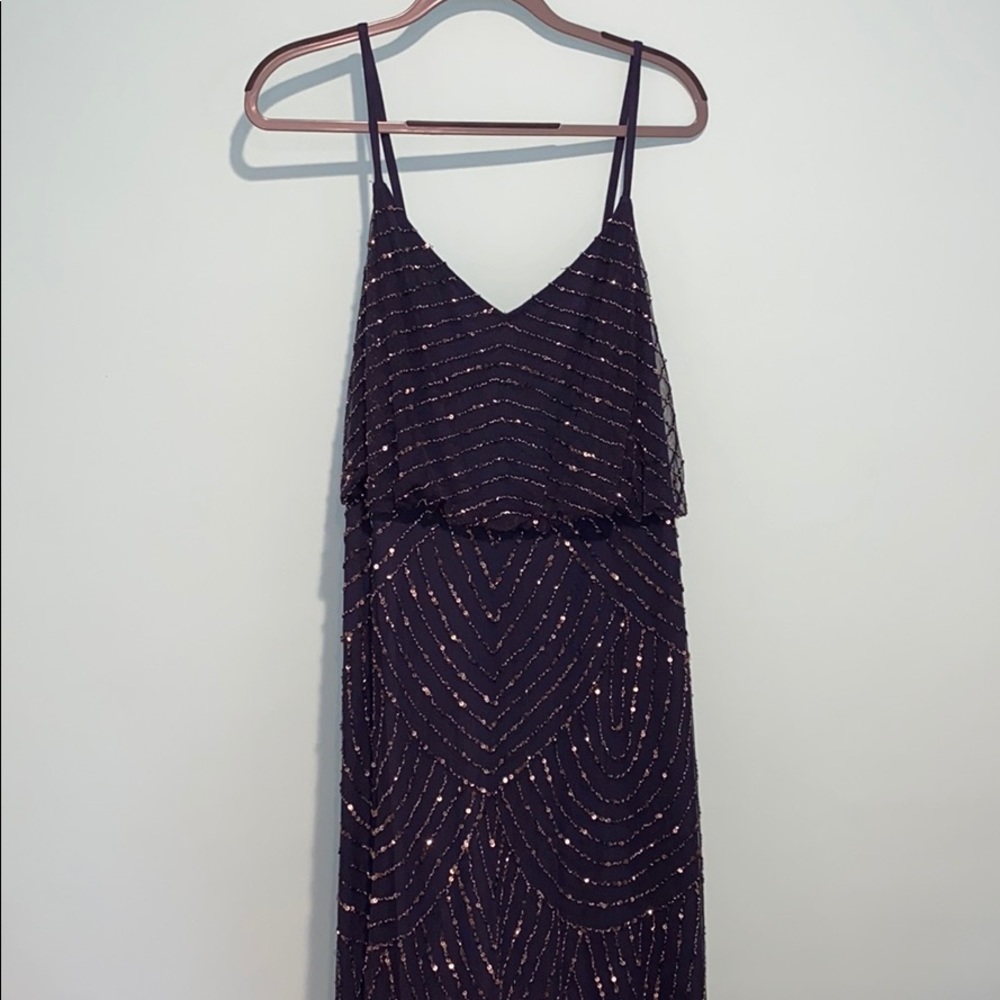 Navy Sequence Dress